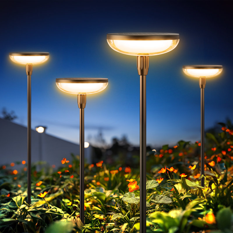 Solar Lights Outdoor Garden, 31" Tall Solar Pathway Lights Outdoor Waterproof, Bright Solar Garden Lights For Highlighting Plants, Solar Lights For Outside Yard Path Walkway Driveway