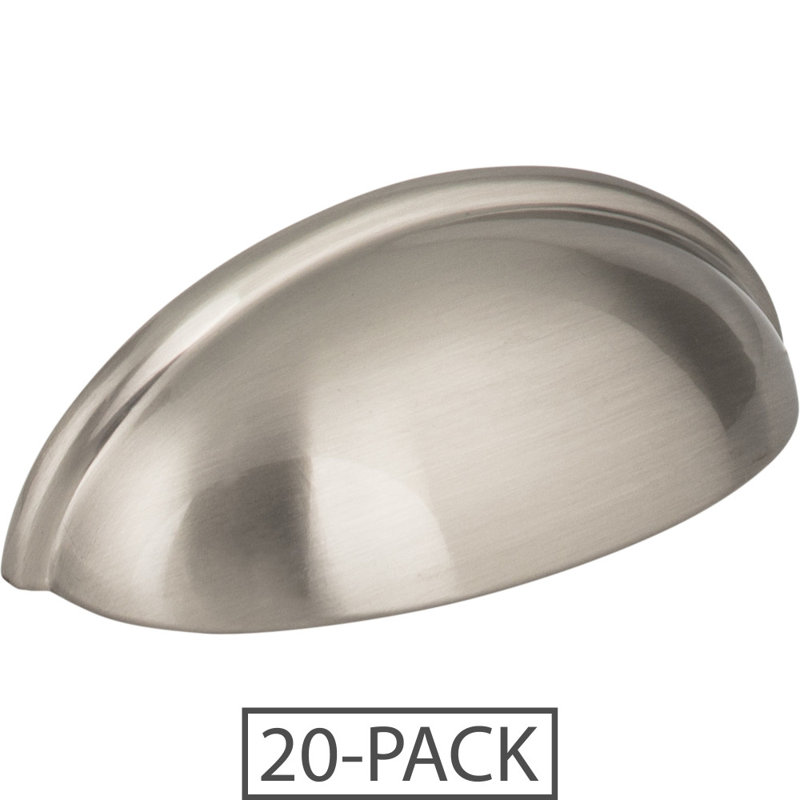 Florence 3" Center to Center Cup Pull Multipack, Satin Nickel