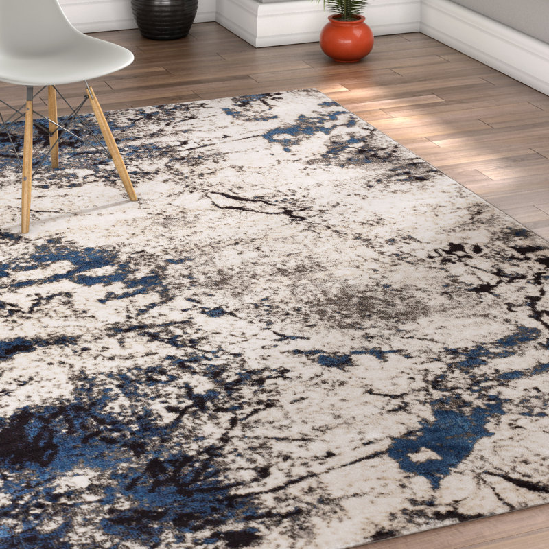 Vassar Abstract Area Rug, Rectangle 120 x 160cm