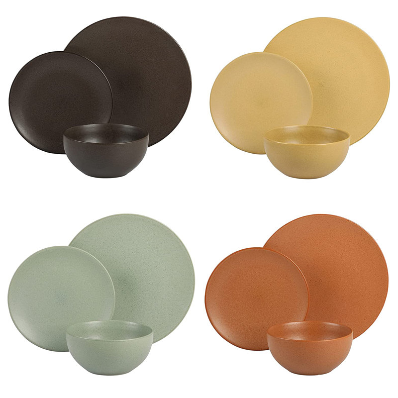 12 Piece Stoneware Dinnerware Set