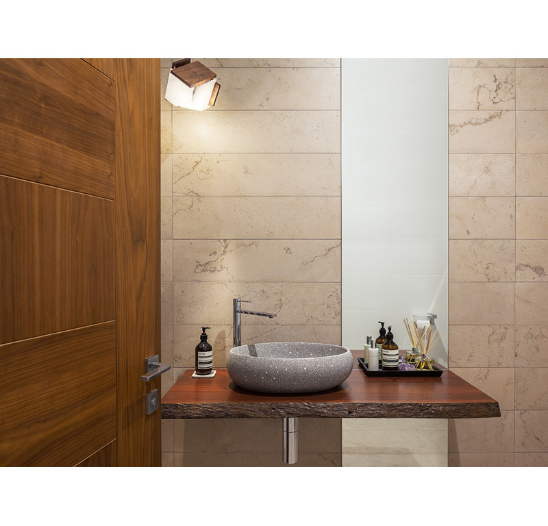 Mica 1 - Light LED Pendant, Walnut, 3500K (Cool)