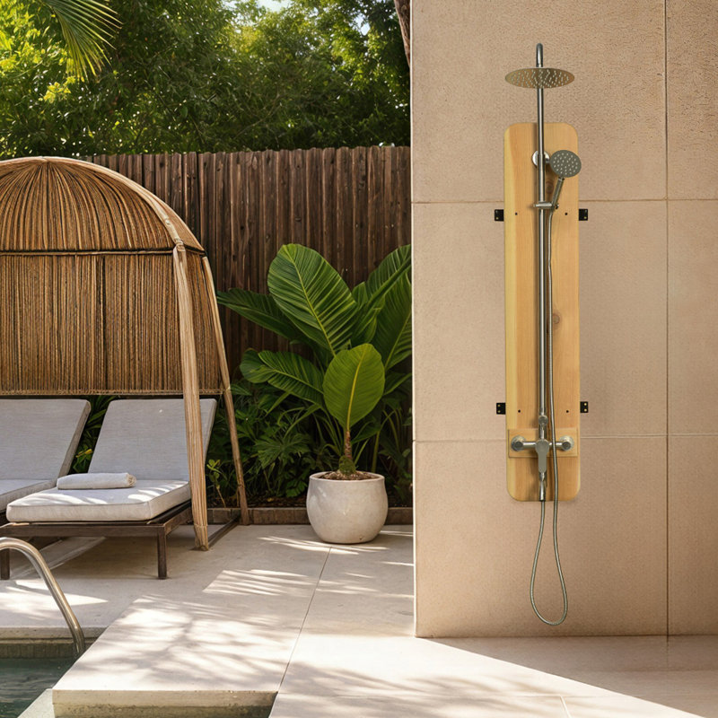 Meridian Wall Shower Polished