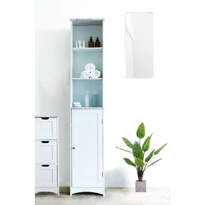 New England Freestanding Linen Cabinet