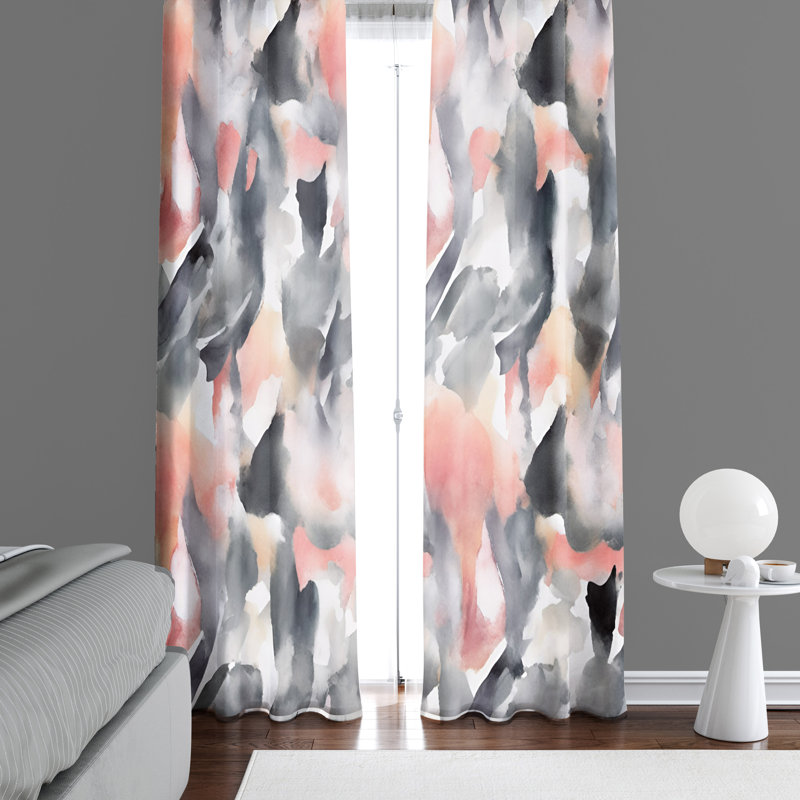 Semi Sheer Curtain Pair, 56" W x 78" L