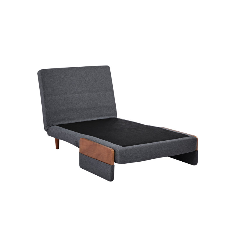 Lit simple moderne en lin respirant, conversion de 10 secondes, charnières réglables et silencieuses, pieds en bois de hêtre, assemblage facile, idéal pour un canapé convertible élégant, tissu en lin, 3 niveaux