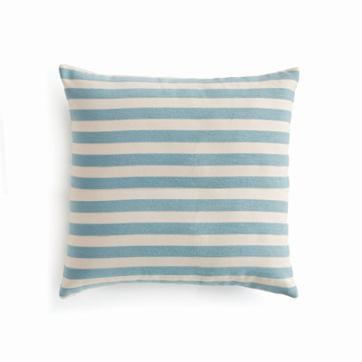 Striped Indoor/Outdoor Reversible Throw Pillow