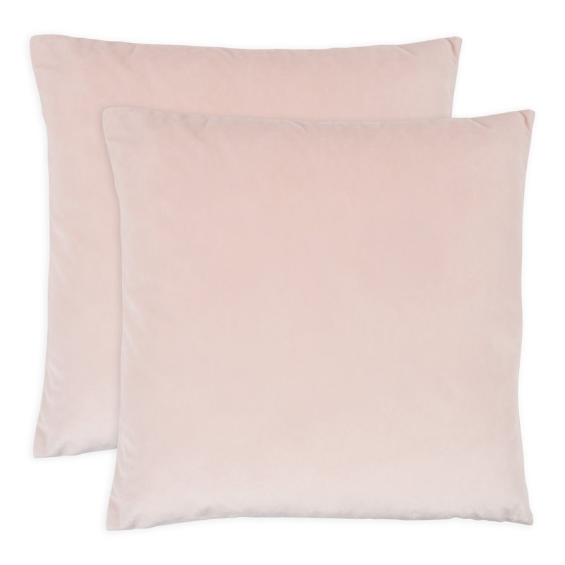Housse de coussin en velours, Rougir, H 18 po x l 18 po