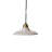 Elegant Stoneware Pleated Pendant Lamp