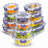 JoyJolt 24-Piece Glass Storage Container Kitchen Food Storage Set with Lids-114473043