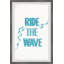 «Lana I'm Ride the Wave», reproduction encadrée-560517761