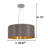 Newville 2 - Light Dimmable Drum Chandelier