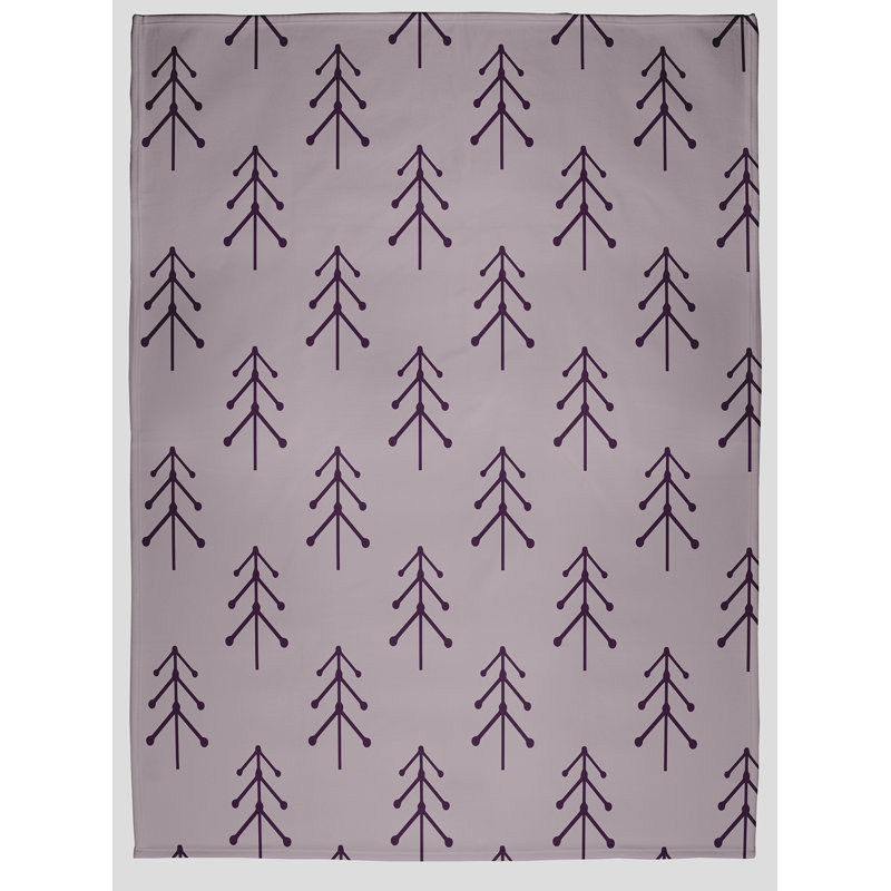 Jeté d'hiver à motifs 50 "x 60", Glaçage mauve clair