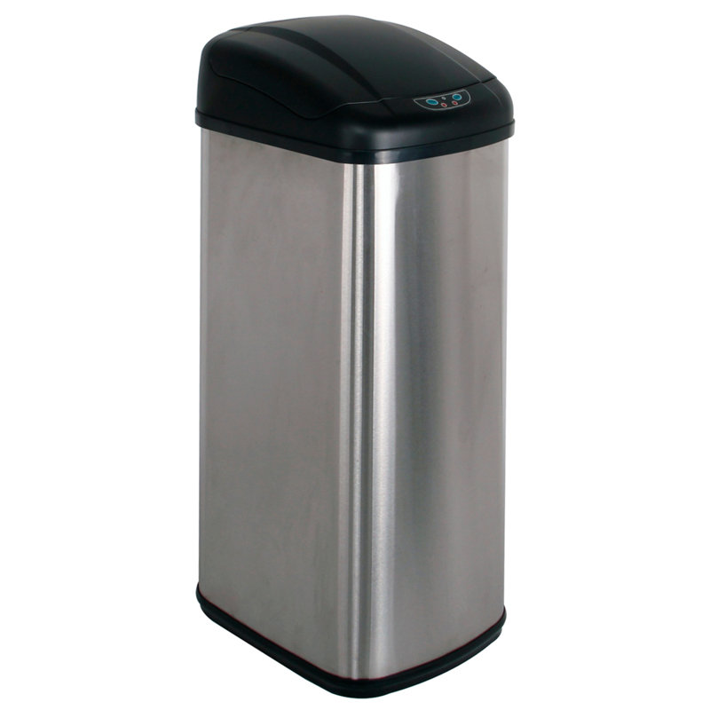 Halton Steel Kitchen Trash Can - 52L
