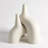 Stretch Vase-Cream Stone-Lg