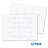 9" x 12" Letters and Numbers, Two-Sided, Dry Erase Learning Mat - 12 Pack