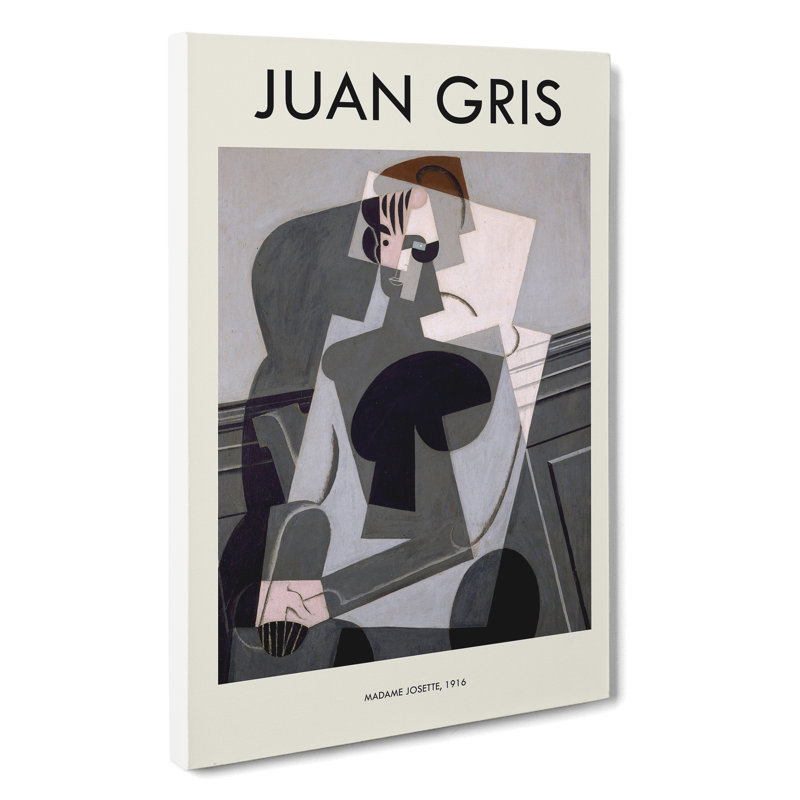 Madame Josette Gris by Juan Gris - Wrapped Canvas Painting, 50cm H x 35cm W x 3cm D