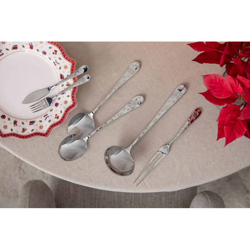 Villeroy & Boch Toy's Christmas Collection Delight Meat Fork, 18/10 Stainless Steel