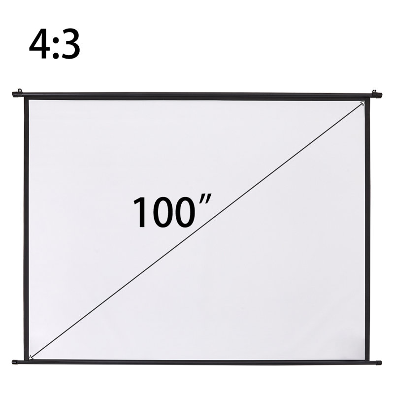 Inbox Zero Electric Projector Screen Projector Screen