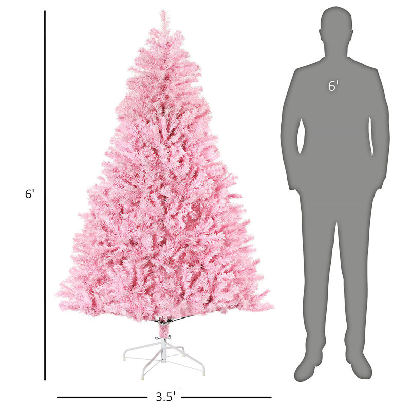 Arbre de Noël artificiel de 6 pi avec 1000 branches