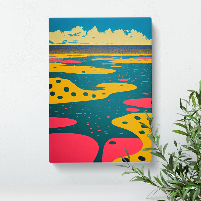 Abstract Beach No.8 - Wrapped Canvas Print, 76cm H x 50cm W x 3cm D