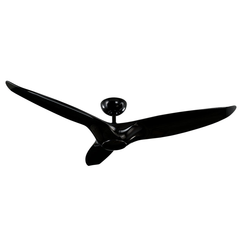 60 Morpheus 3 - Blade Ceiling Fan with LED Light Kit and Wall Control Included, Works With Alexa and iOS or Android App