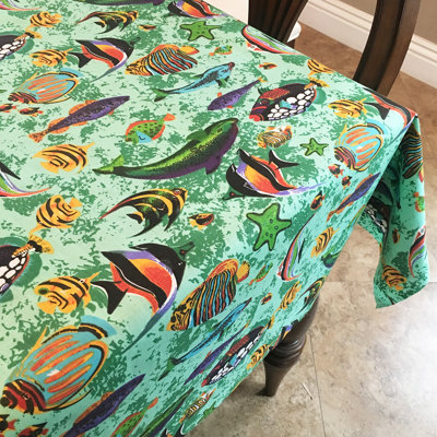 Fish Aquarium Print Tablecloths