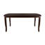 Table de salle à manger 1Pc avec rallonge séparée en bois de placage de manguier