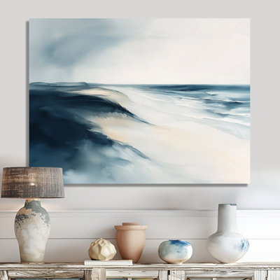 Ocean Canvas Wall Art, Calm Sea Decor, Yeboah