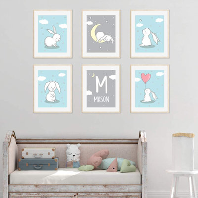 Curtisville Animals 6 - Piece Paper Print
