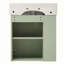 Meuble-lavabo flottant moderne avec lavabo en céramique