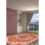 Tapis décoratif en laine noué à la main de conception unique noué à la main New Age 9 pi 11 po x 13 pi 10 po en cuivre foncé/brun clair/bleu marine
