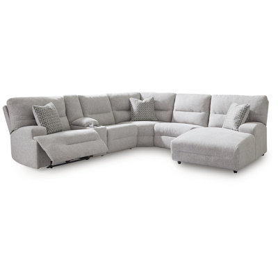 Acklen 6-Piece Power Reclining Sectional With Chaise