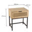 Clairan 48cm W Manufactured Wood Bedside Table