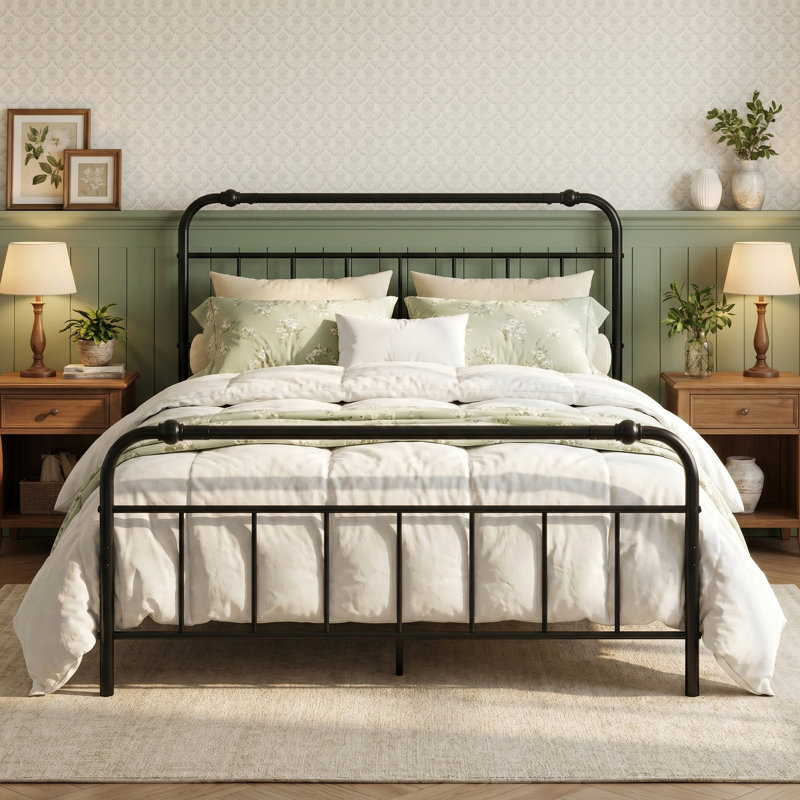 Heavy Duty Metal Platform Bed Frame, Full
