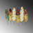 Nykeemah Hand-Painted Decorative Metal Wall Accessory, 42.1 x 34.6 inches | 100% Metal with 0.06 inches Thickness | Unique Design, Perfect for Home Decor | Wall-Mountable, Lightweight at 9.2 lbs, Color Variation for Artistic Flair