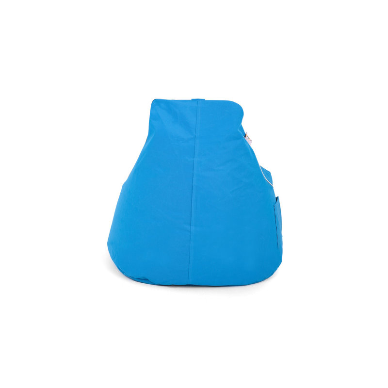 Turquoise Bean Bag Chair, 31.5 x 29.5 x 11.8 inches | 100% Polyester, Waterproof Fabric | Filled with Recycled Styrofoam Beads, Removable Zipped Cover | Perfect for Relaxation & Stylish Living Spaces