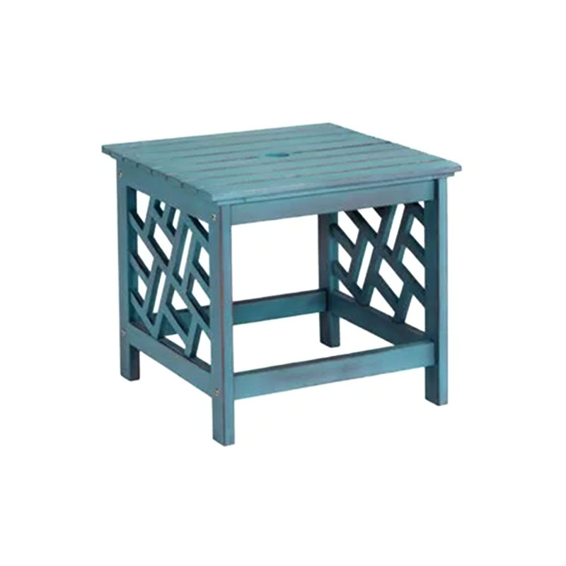 Kenndy Square Outdoor Side Table , 17.99'' in. W 17.99'' in. D