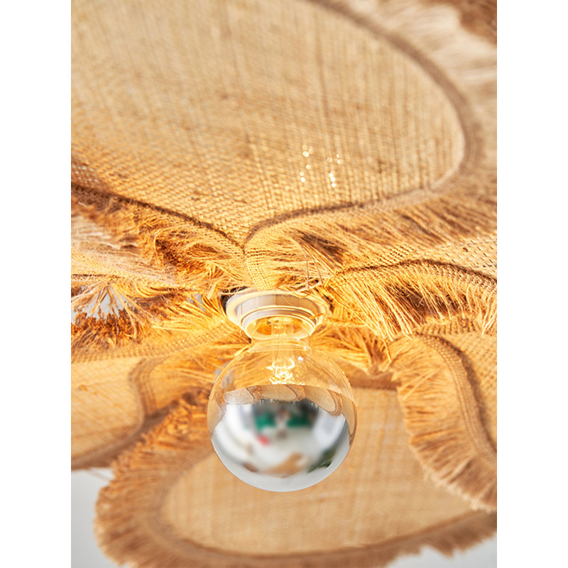 Wabi-Sabi Style Petal-Shaped Lafite Chandelier, H 7,87 po x l 31,5 po x P 31,5 po