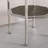 Glass Top End Table with Storage