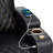Top Grain Leather Home Theater Seating 7 Color Ambient Lighting Row Of 2 Loveseat-2053587987