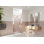 Mimas 46.25 in. x 78 in. Fully Frameless Glass Hinge Towel Bar Shower Door