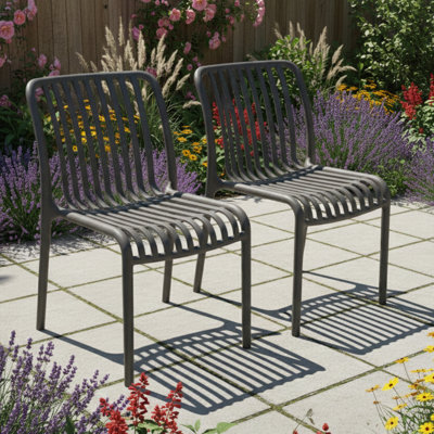 Stackable Outdoor Patio Dining Side Chair