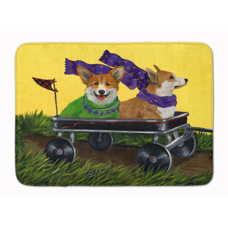 Tapis pour salle de bain Corgi Express