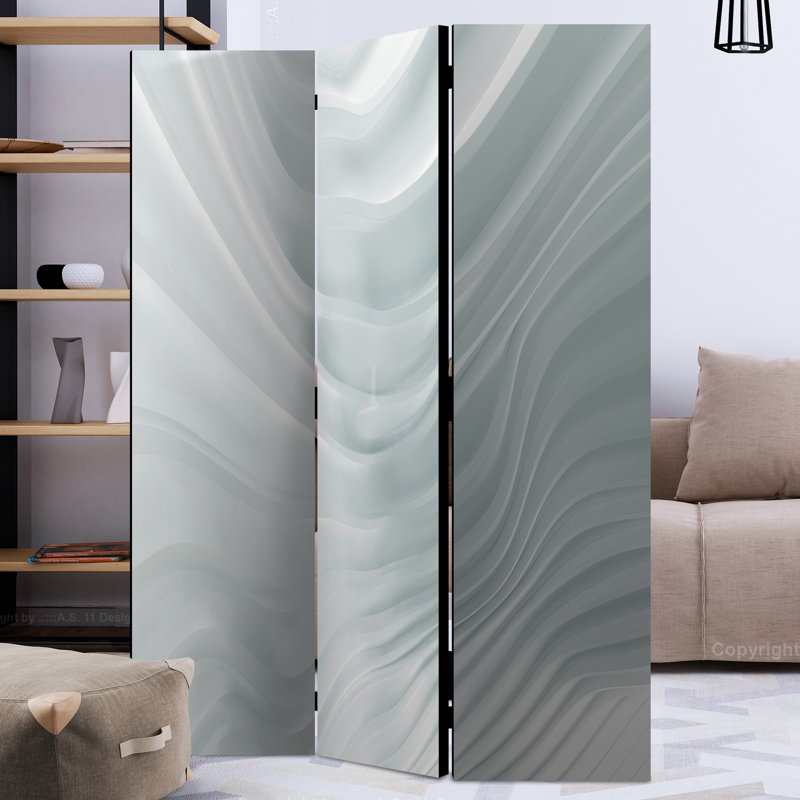 Baraboo 172cm H Solid Wood Folding Room Divider, 3