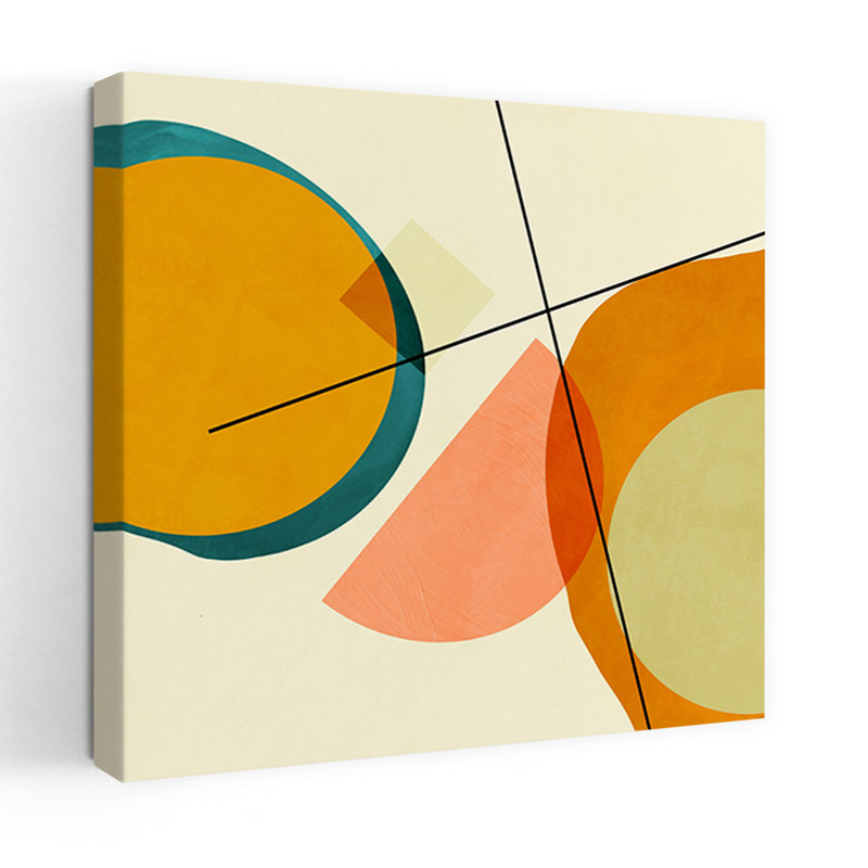 Art contemporain, art contemporain abstrait, H 48 po x l 48 po