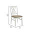 Chaise d'appoint en tissu non fini Kamiyla