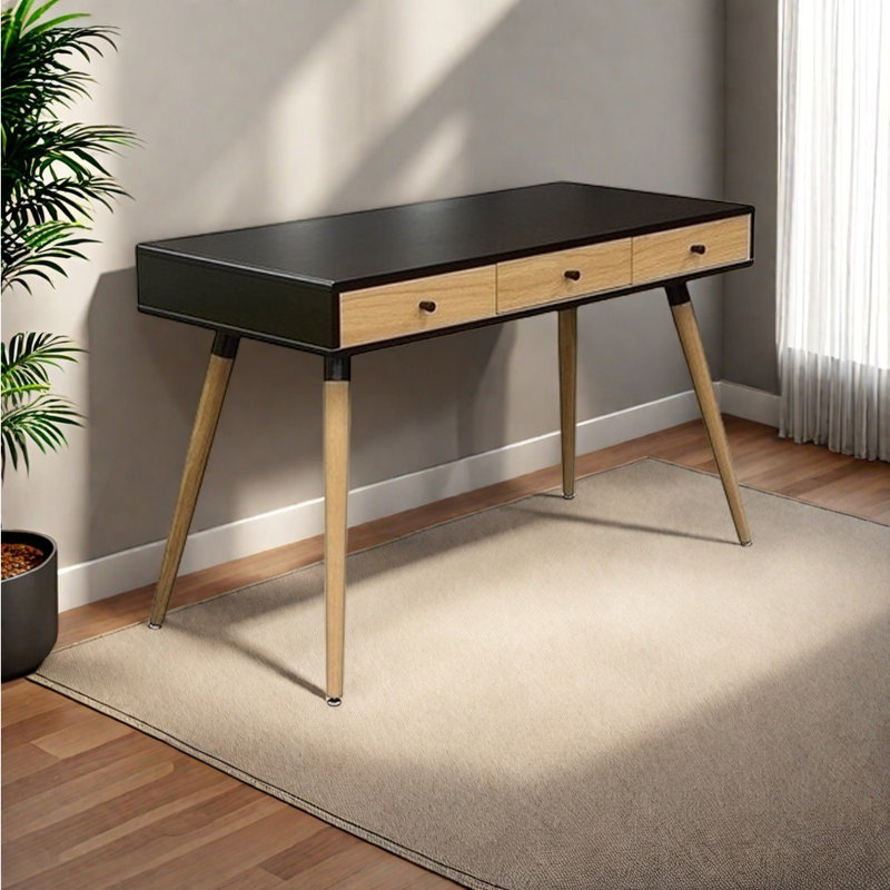 Bureau simple de style européen, Noir