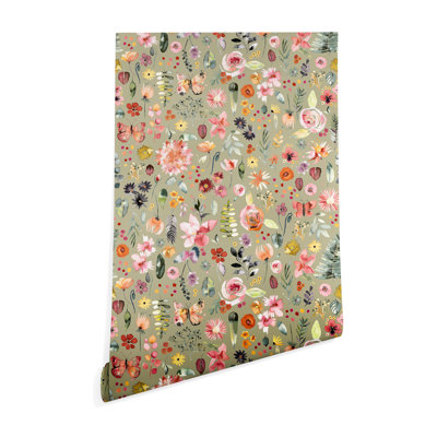 Peel & Stick Floral Panel