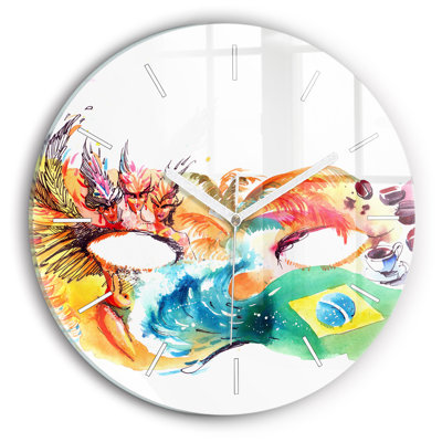 Glass Wall Clock