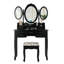 Ensemble coiffeuse avec miroir Clementina-814706148